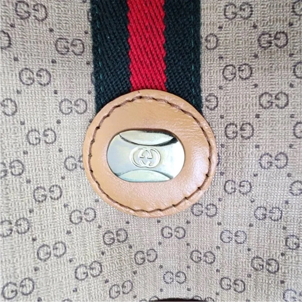 Gucci Tan Bucket Bag with Coin Pouch - Picture 5 of 8